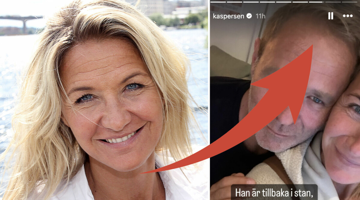 Kristin Kaspersen med speciella mannen – nu visar hon fina relationen!