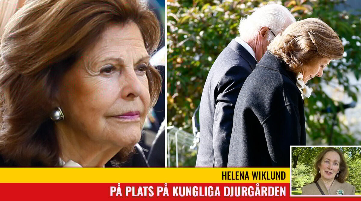 Här visar drottning Silvia sin sorg öppet – med kungen vid sin sida