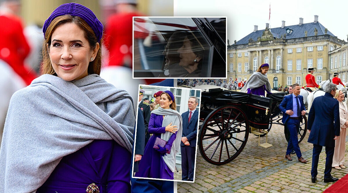 Första bilden på Margrethe efter fallolyckan