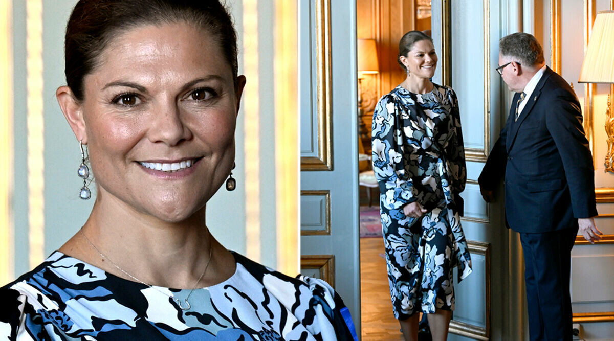 Här gör Victoria comeback – i nya reaklänningen