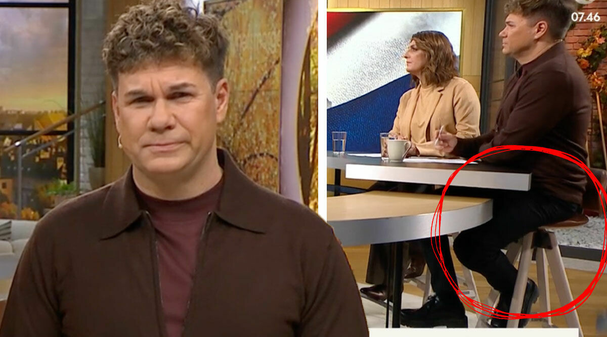 Här gör Anders Pihlblad det förbjudna i TV4 – allt fångas på bild