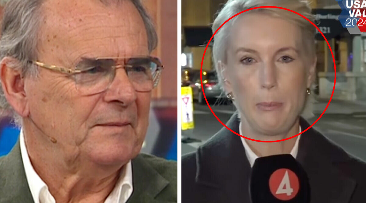 Incidenten under Jenny Strömstedts Nyhetsmorgon-sändning chockar