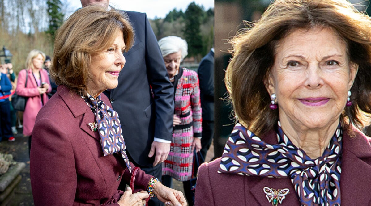 Första bilden på Silvia efter sjukdomen