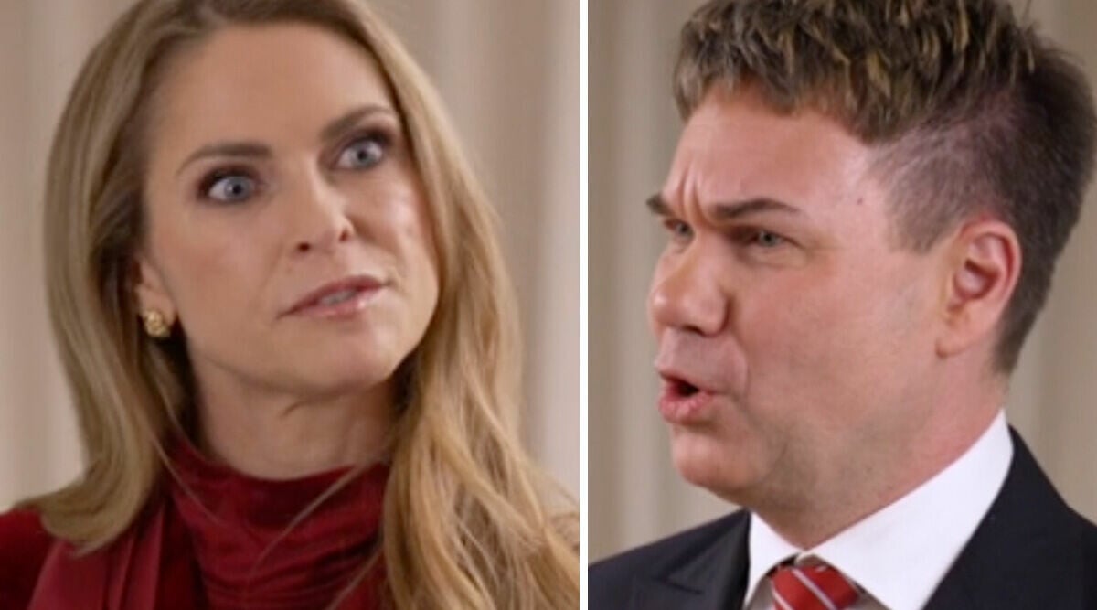 Här säger prinsessan Madeleine ifrån efter TV4-Anders fråga i sändning: "NEJ!"