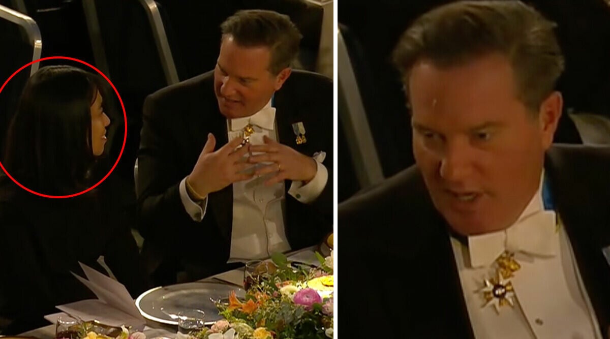 Bordsdamen bekräftar Chris O'Neills beteende på Nobelfesten: "Ganska..."