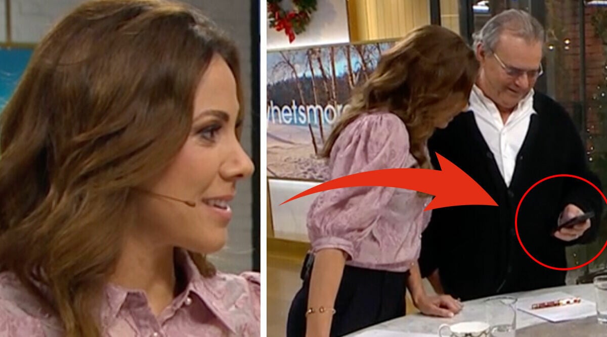 Här gör TV4-Steffo det förbjudna – får kollegan att storma ut i sändning