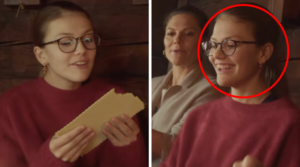 Estelles, 12, charmiga ögonblick i nya klippet – här kan hon inte dölja lyckan!