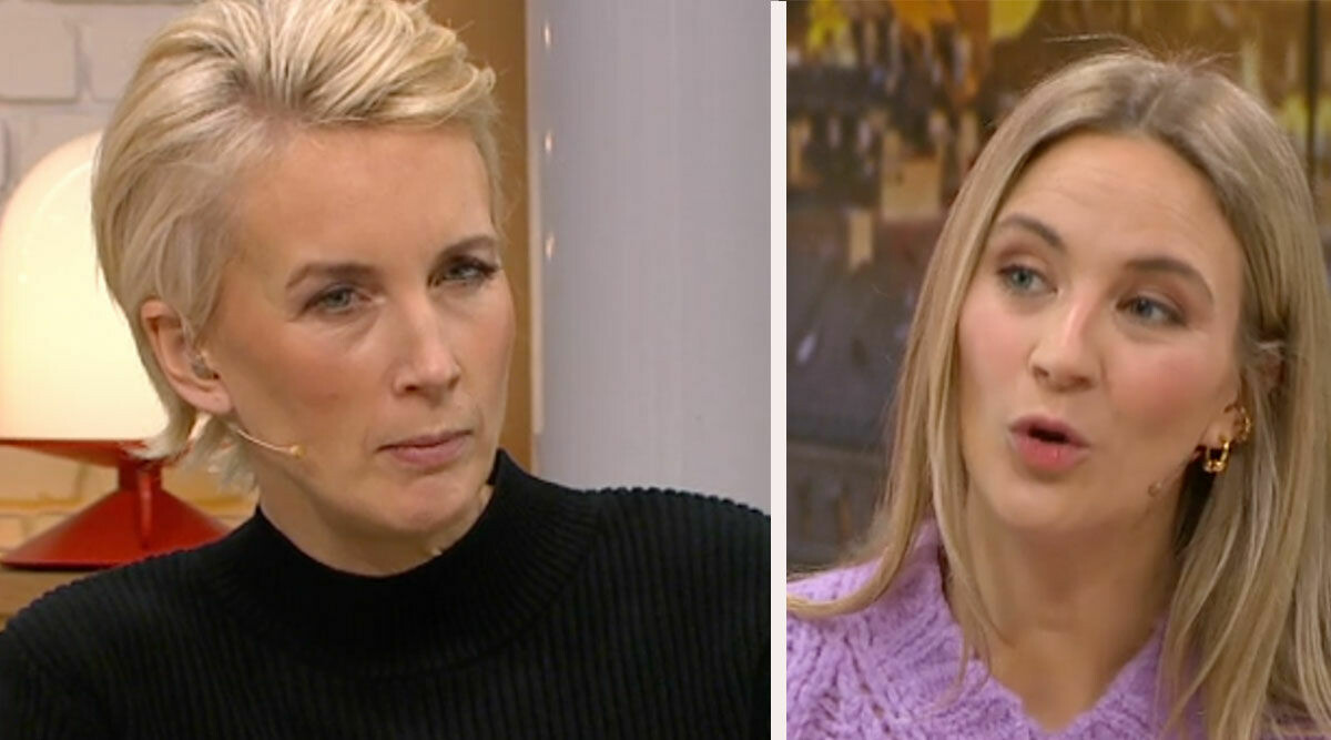 Gästen säger ifrån till Jenny Strömstedt – märklig stämning i Nyhetsmorgon