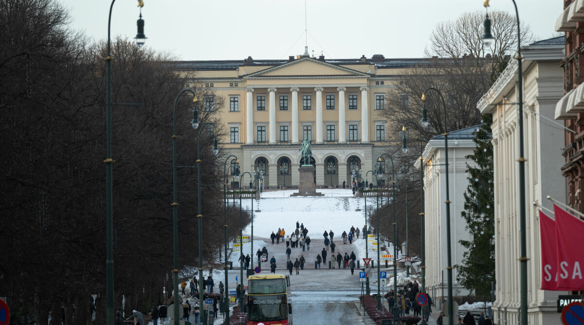 Norska kungahuset har vandaliserats – nu polisanmäls händelsen