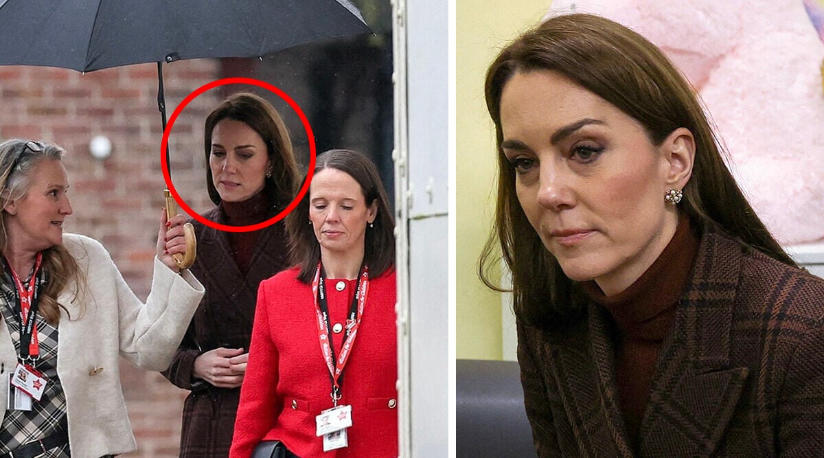 Bilderna visar: Kate Middleton i fängelse