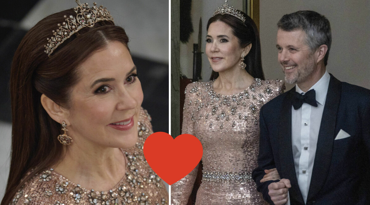 Mary och Frederik på bal – då avslöjas plötsligt graviditeten i sändning!