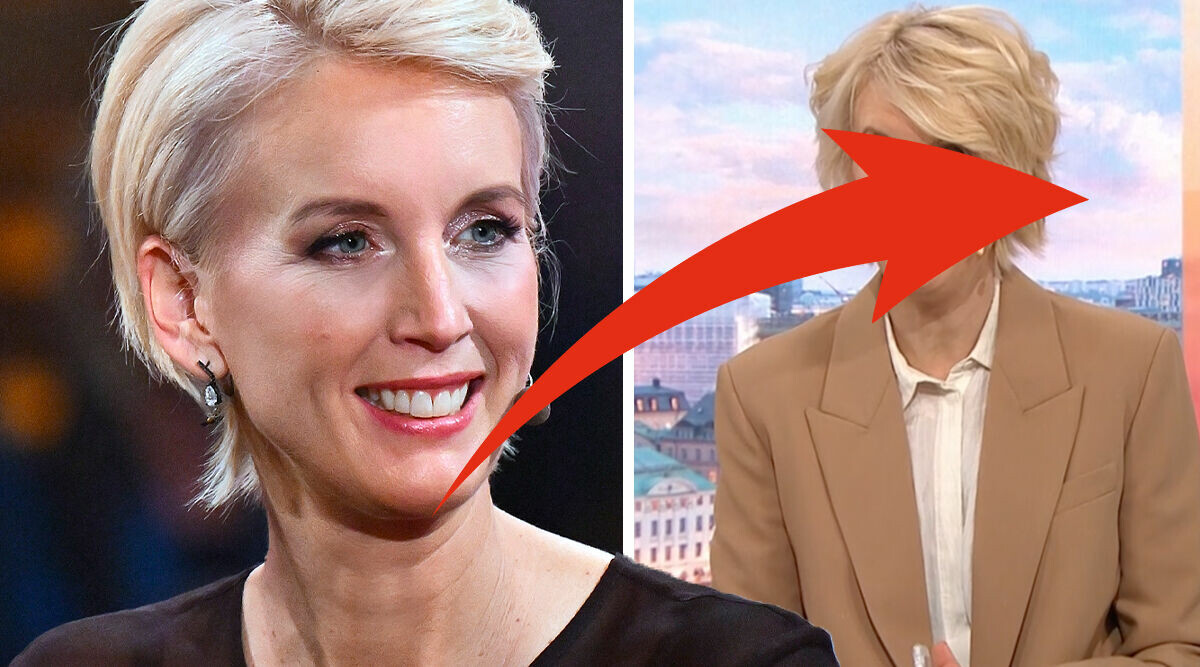 Här dyker Jenny Strömstedt upp i rutan – med nya utseendet