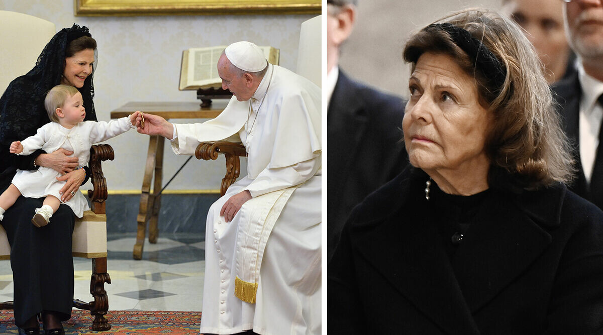 Kungen och Silvias sorg efter påvens död: "Det var en god relation"