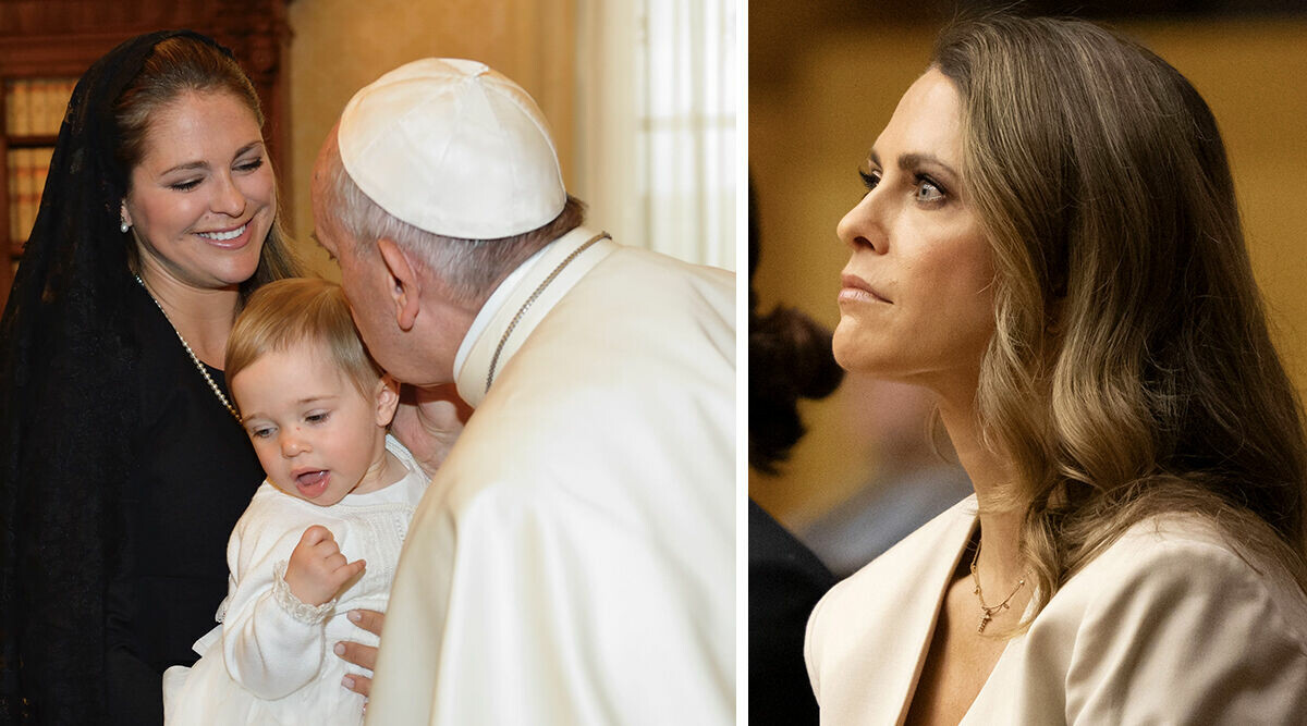Prinsessan Madeleines första ord efter påvens bortgång: "Din röst gav hopp"