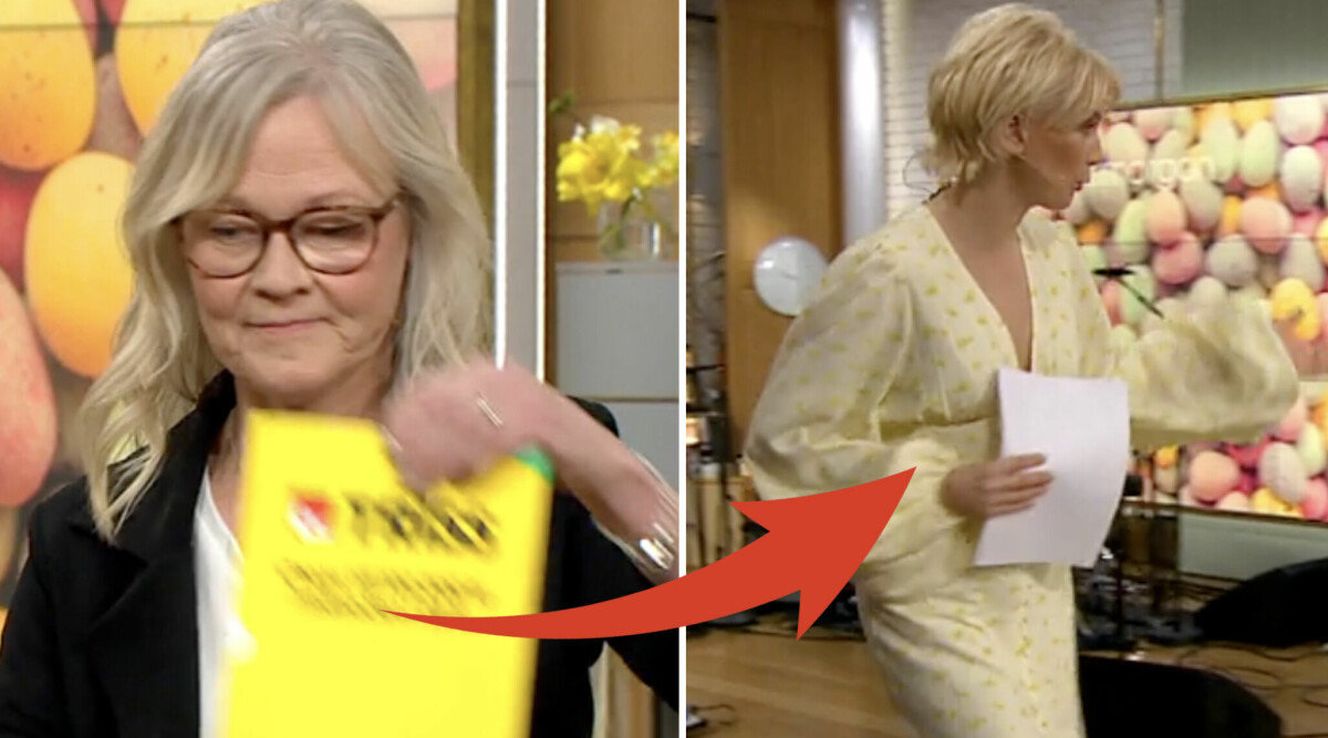 Rusar ut ur studion efter beskedet om trissvinsten – Jenny helt paff