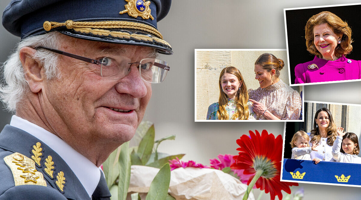 Kungen 79 år! Firar med alla barnbarnen