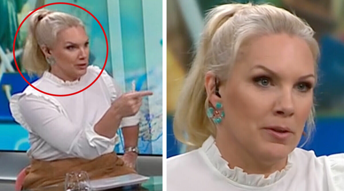Anna Brolin i chock efter gästens beteende i TV4 – avbryter sändningen