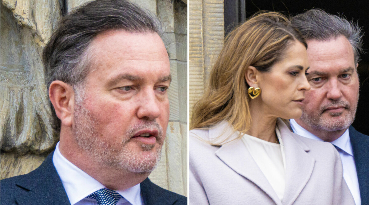 Direktsända bilderna på Chris O'Neill i TV4 – går knappt att känna igen