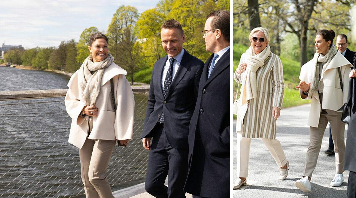 Soliga utflykten: Här dyker Victoria upp på Djurgården!