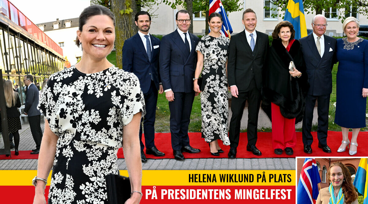 Victoria hetast i vimlet på presidentens party