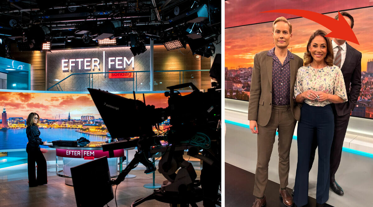Avslöjandet i direktsändning: Omtyckta programledaren i Efter fem har fått barn!
