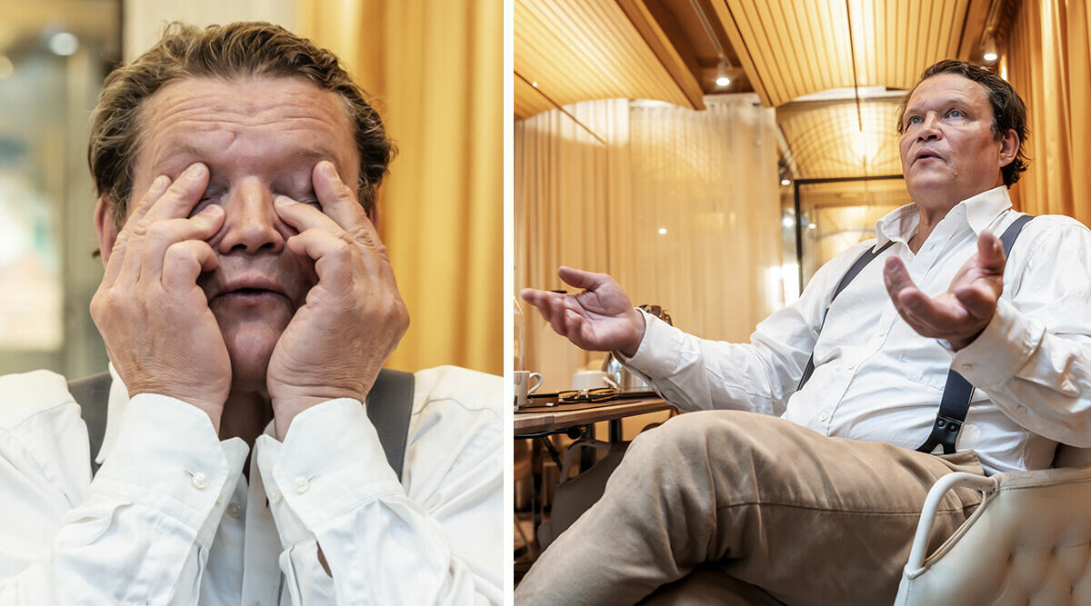 Här ryter Per Morberg ifrån under intervjun – kan inte dölja ilskan: "Sluta!"