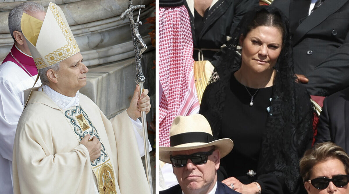 Kronprinsessan Victoria på plats i Vatikanen – se bilderna från påvens installation!