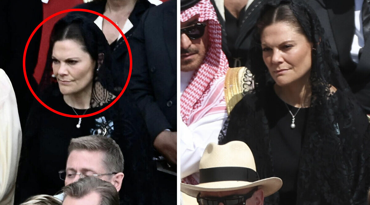 Här tvingas Victoria dölja sorgen – dagar efter släktingens bortgång