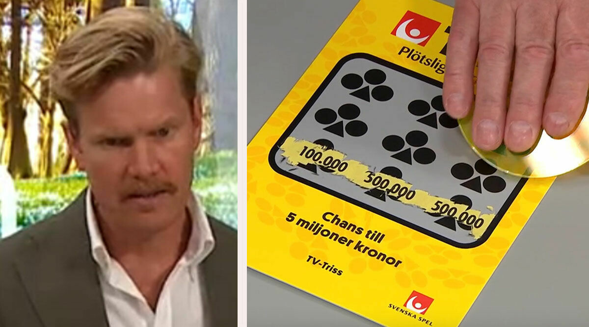 Rekordvinst i trisskrapet – programledaren i chock