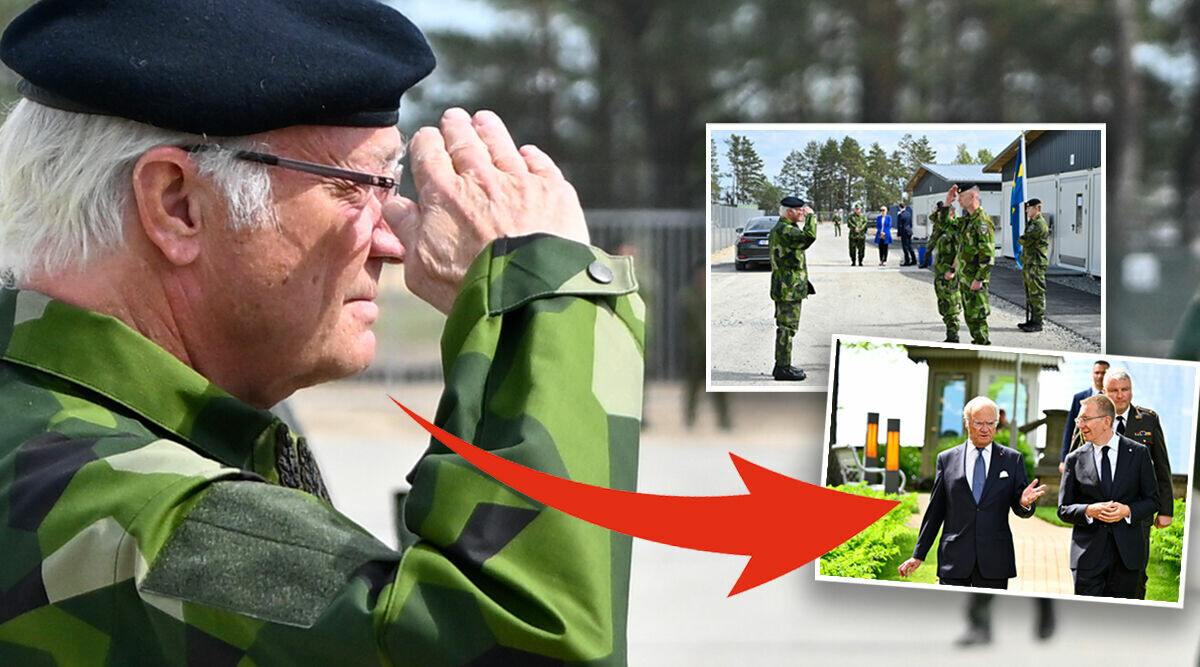 Kungens blixtförvandling – se bilderna