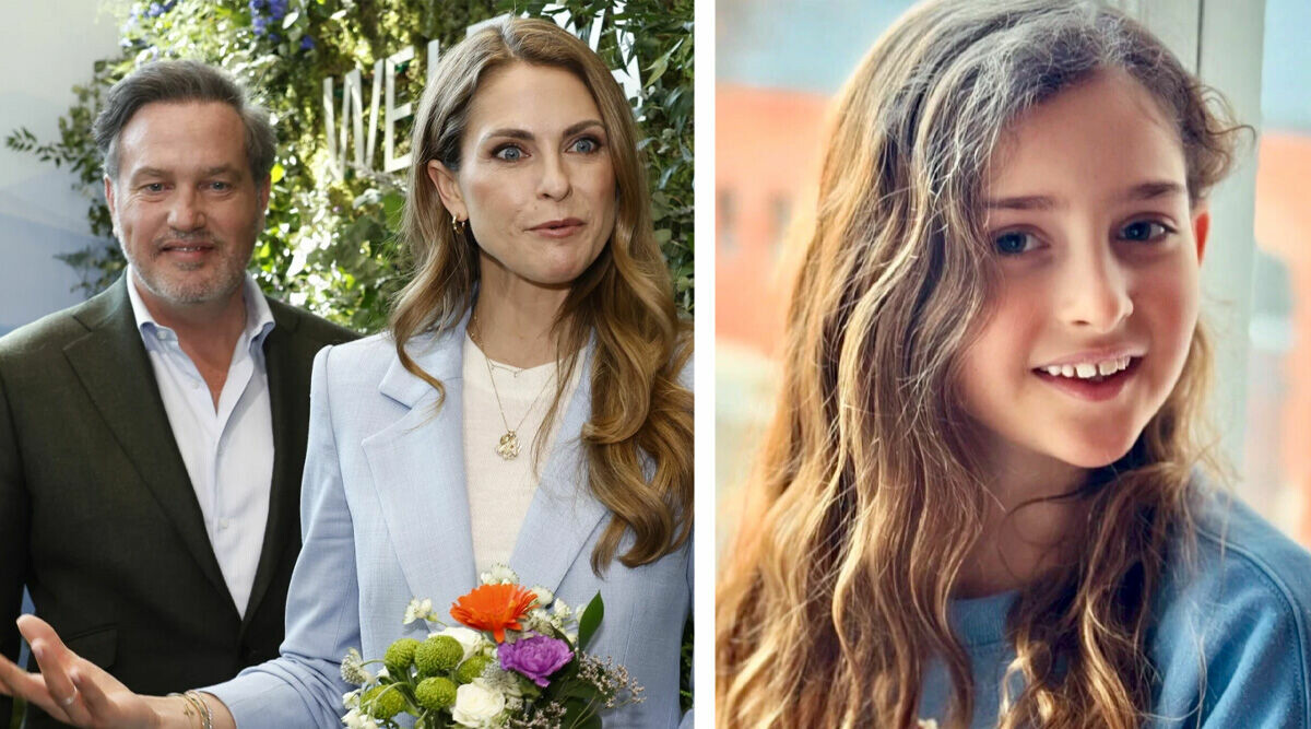 Prinsessan Adrienne, 7, gör kunglig debut – reser iväg med Madeleine och Chris!