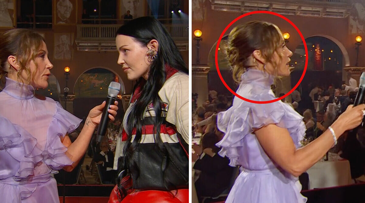 Tilde avbryts mitt i intervjun – chockscener i TV4:s direktsändning