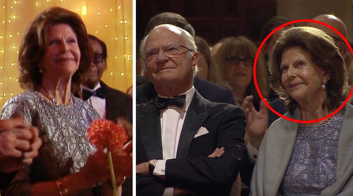 Här visar Silvia, 81, inget utåt – händelsen efter festkvällen kommer fram
