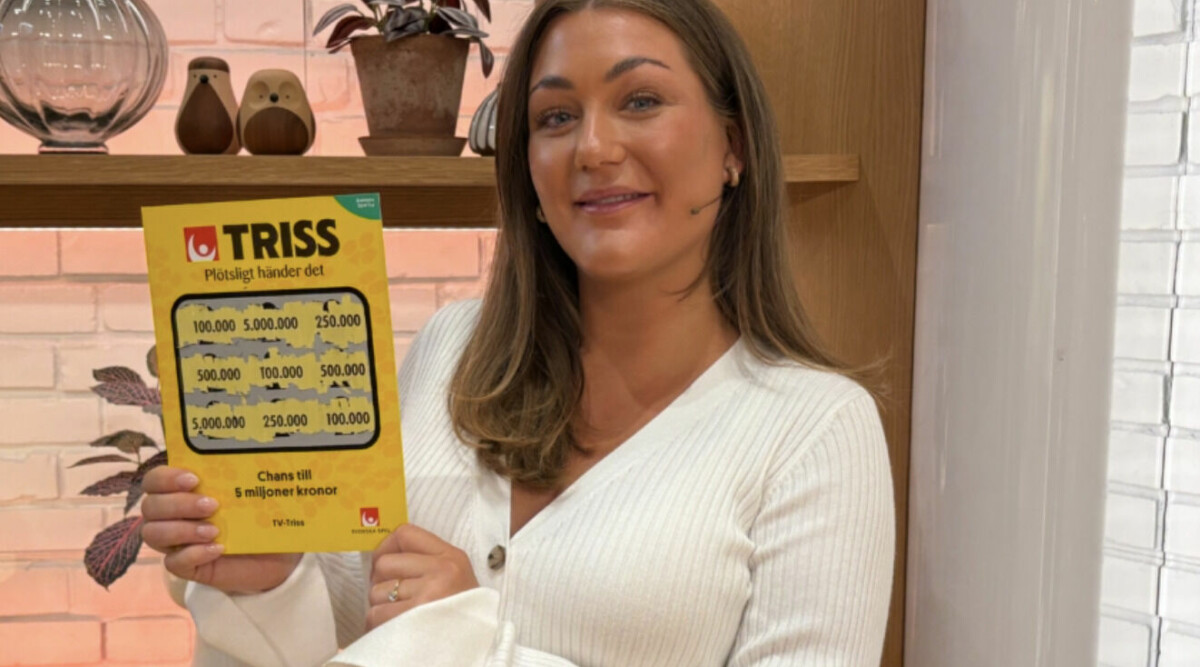 Denise vann på triss – då fick hon byta lott: "Jag blev helt chockad"