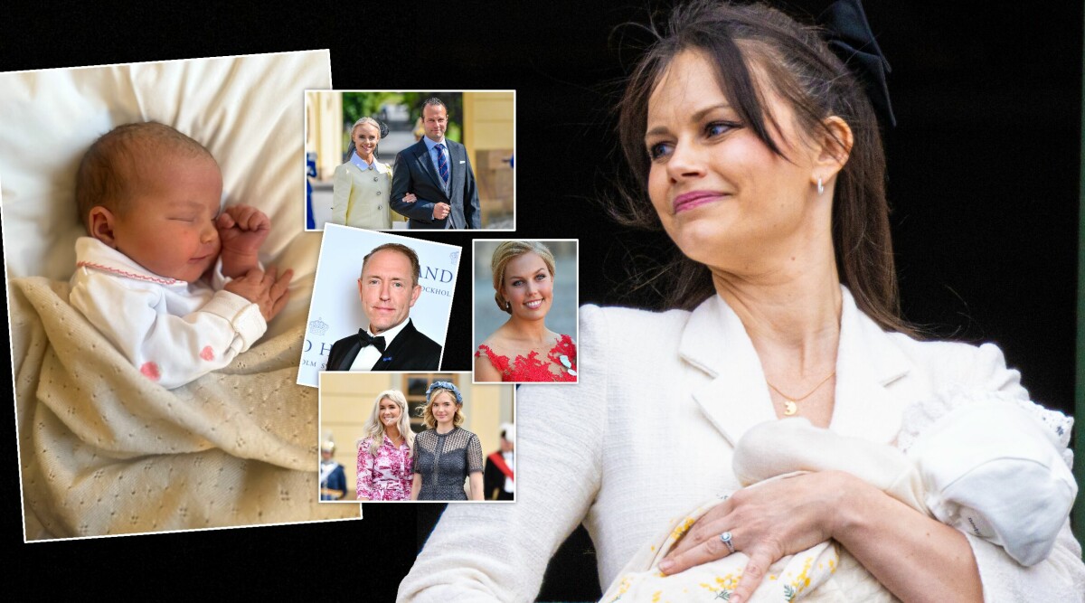 De kan bli prinsessan Ines faddrar – hovets besked inför dopet