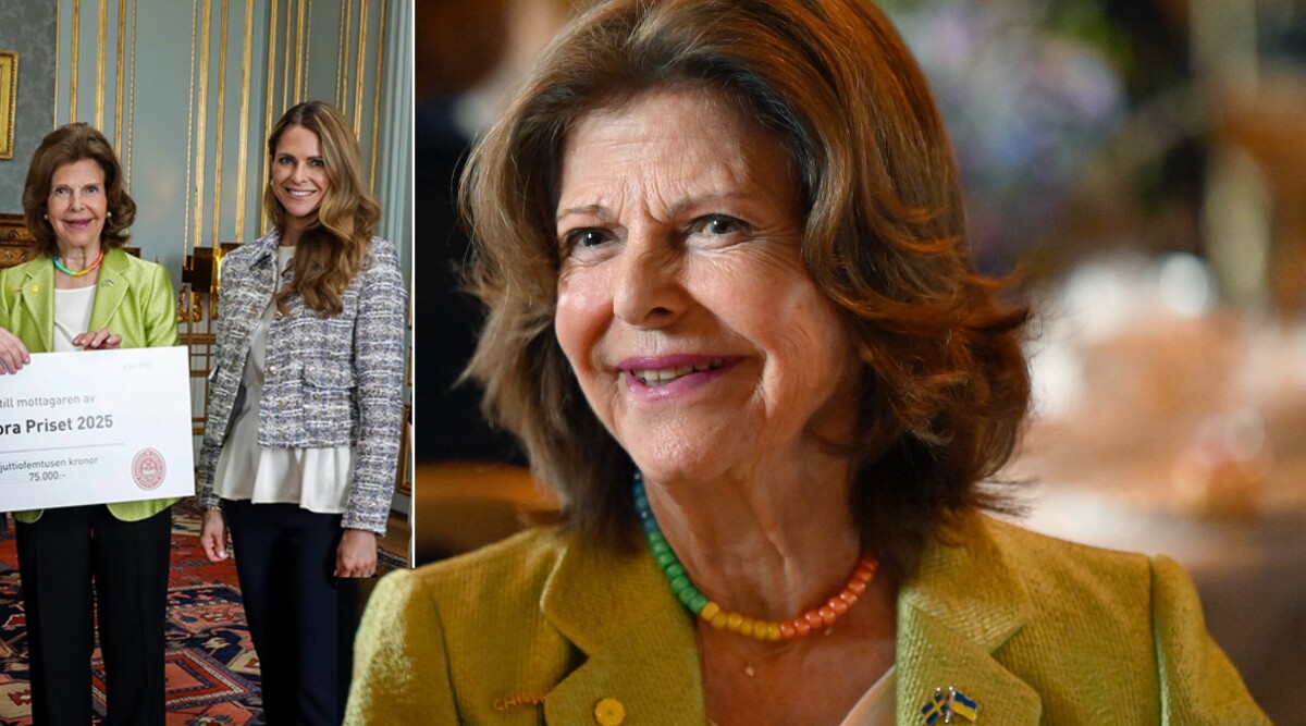 Nya bilden på Madeleine – när mamma Silvia firades på slottet