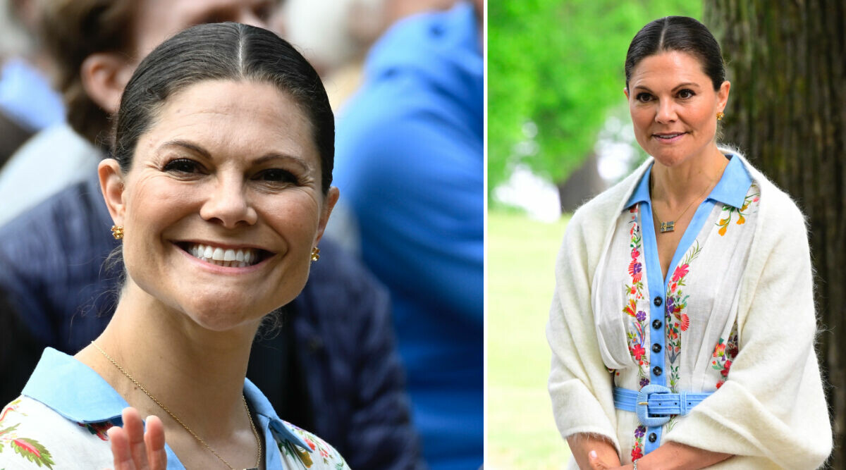 Här strålar Victoria i favoritklänningen på nationaldagen – se bilderna!