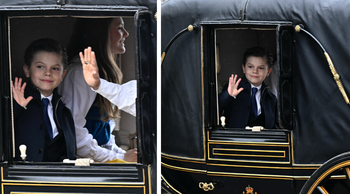 Här charmar Estelle och Oscar alla på nationaldagen – se bilderna!
