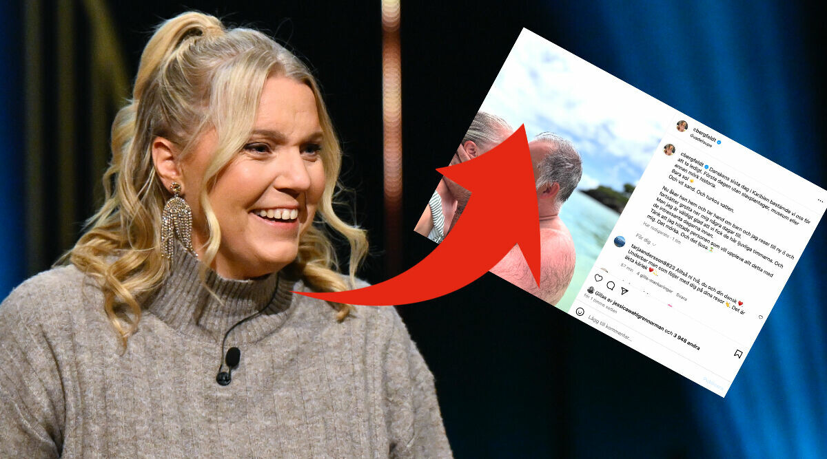 Carina Bergfeldt nya kärleksbesked med maken – lyckan är total!
