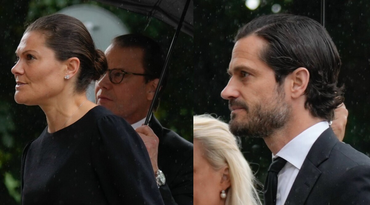 Carl Philip stöttar Victoria i sorgen – på släktingens begravning