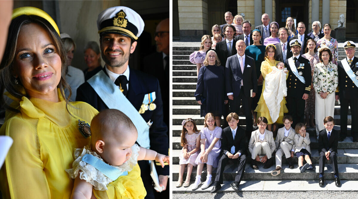 Här samlas hela familjen Hellqvist med kungafamiljen – rörande bilden!