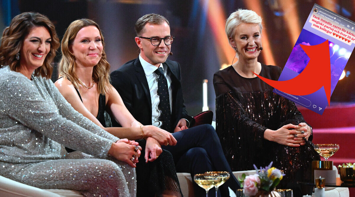 TV4-profilernas vilda jobbfest – nu sprids bilderna: "Sjukt"