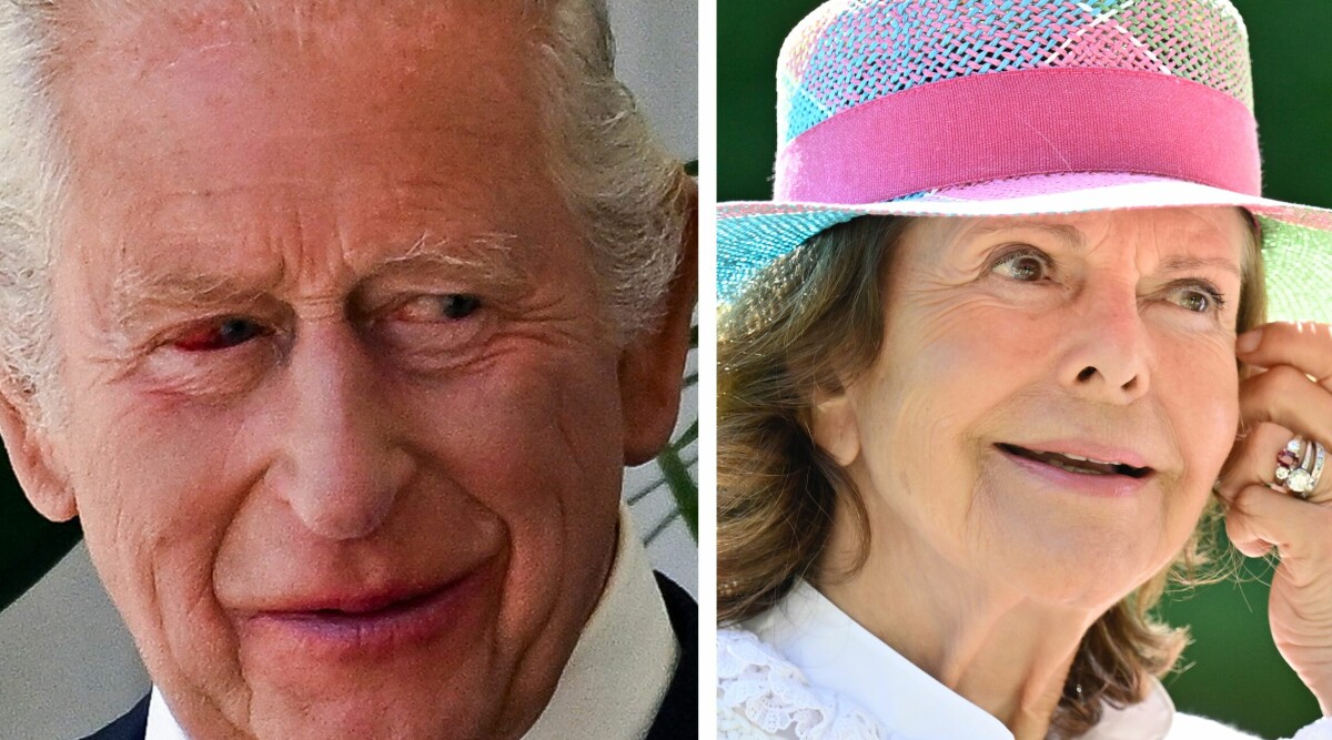 Kusliga bilden på kung Charles – påminner om Silvia