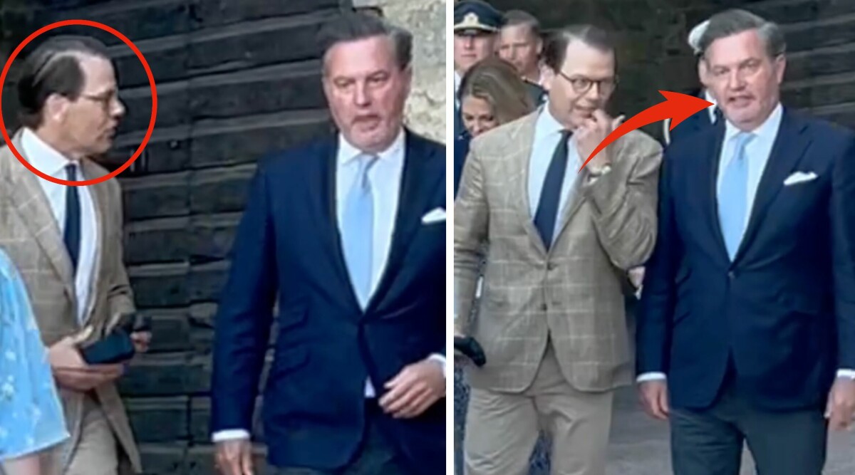 Daniel tar ett snack med Chris – efter händelsen under Victorias firande