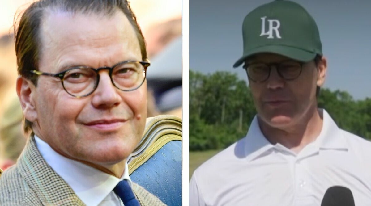 Prins Daniel bryter mot SVT:s regel – ertappas mitt i sändning
