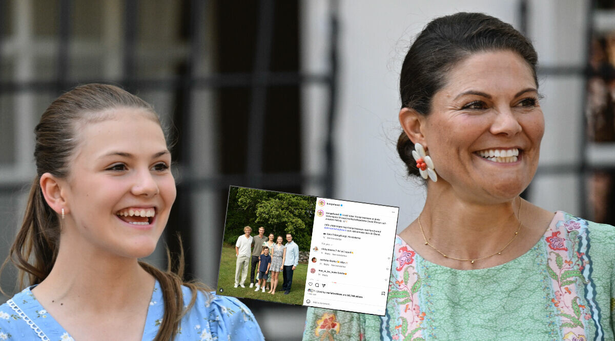 Speciella bilden på Victoria och Estelle omskriven – detaljen sticker ut