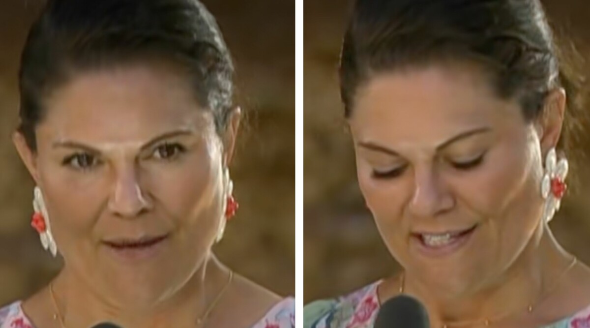 Victorias tårar på Öland – här gråter hon framför alla