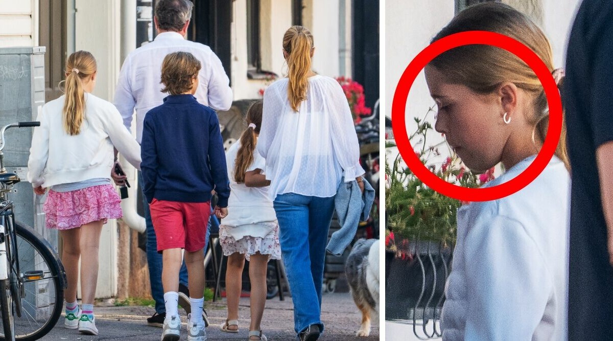 Nicolas och Leonores bus på öppen gata – mamma Madeleine ser allt!