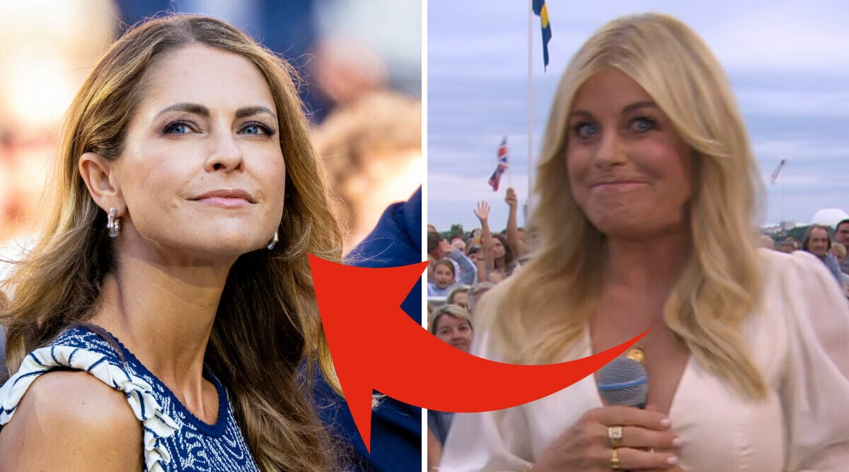 Pernillas pik till prinsessan Madeleine i SVT – förvånar alla i sändning