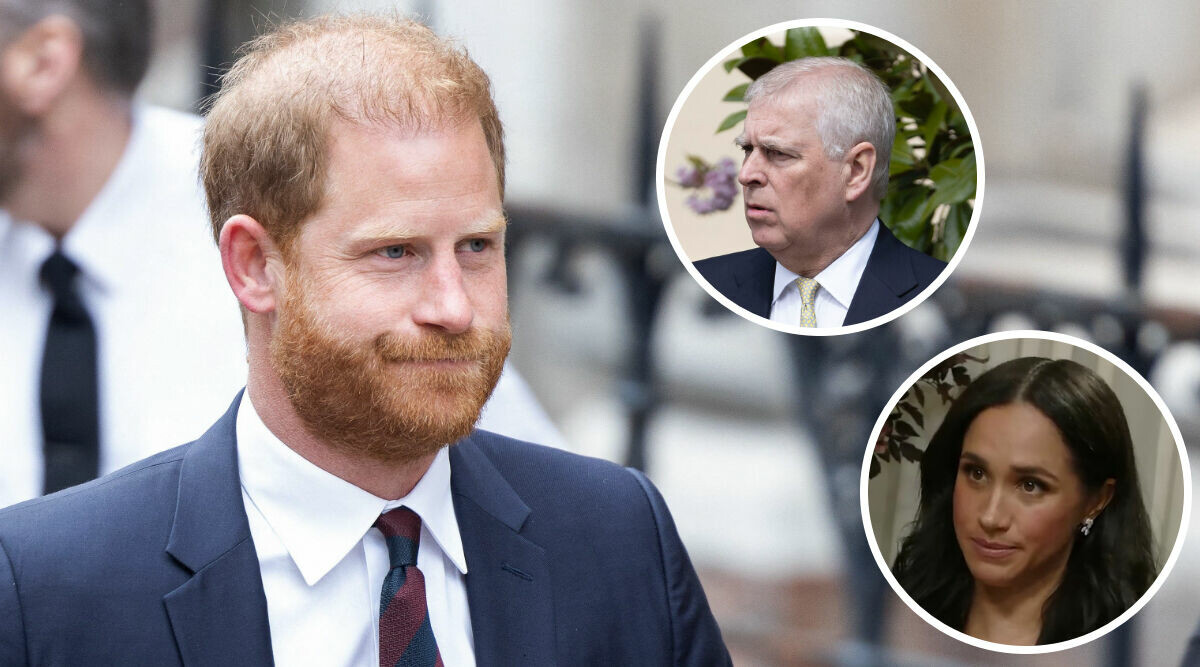Harry förnekar blodigt slagsmål med prins Andrew – efter orden om Meghan